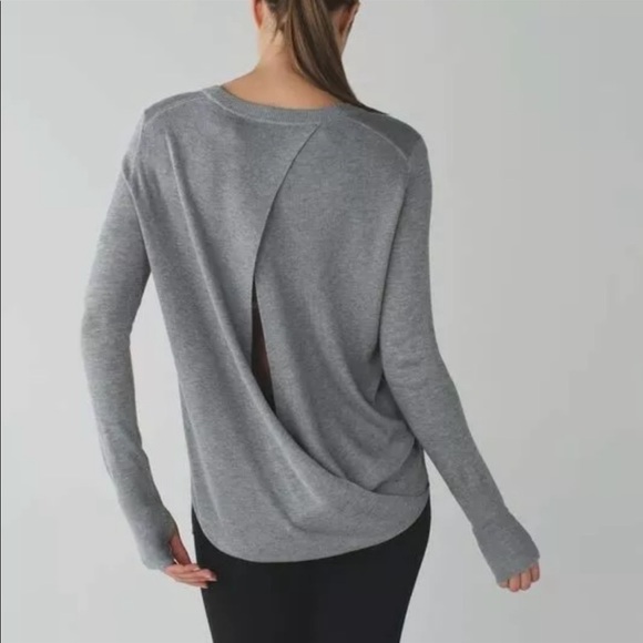 lululemon athletica Sweaters - Lululemon Bring It Backbend Sweater
Heathered Grey